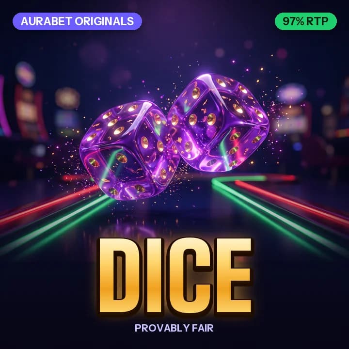 Aura Dice — AuraBet Originals