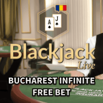 Bucharest Infinite Free Bet Blackjack by Evolution