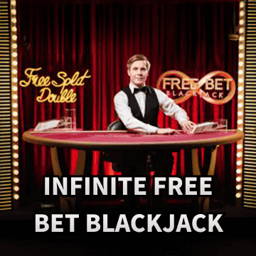 Infinite Free Bet Blackjack by Evolution