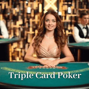 Triple Card Poker by Evolution